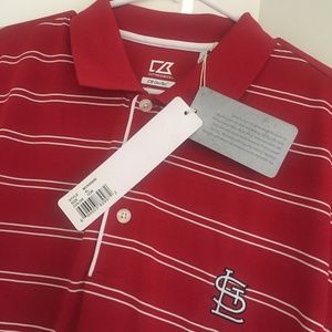 STL Cardinals Cutter & Buck Dry Tec Shirt Men XL